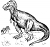 +extinct+dinosaur+jurassic+tyrannosaurus+ clipart