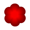 +red+flower+blossom+shape+ clipart