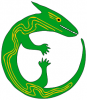 +animal+lizard+symbol+green+ clipart