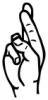 +signal+asl+language+hand+communication+r+ clipart