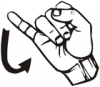 +signal+german+sign+language+hand+communication+j+ clipart