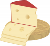 +dairy+food+cheese+cheese+on+cutting+board+ clipart