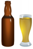 +drink+liquid+alcohol+beer+bottle+and+glass+ clipart