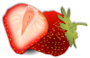 +food+nourishment+eat+fruit+strawberry+sliced+ clipart