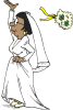 +marry+marriage+wedlock+matrimony+wedding+tossing+bouquet+ clipart