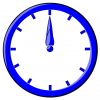 +time+timer+epoch+normal+hour+blue+clock+12+ clipart