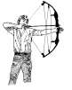 +sports+archery+bow+arrow+normal+archer+1+ clipart