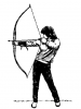 +sports+archery+bow+arrow+normal+archer+ clipart