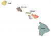 +state+territory+region+map+US+State+Counties+Hawaii+ clipart