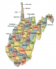 +state+territory+region+map+US+State+Counties+West+Virginia+ clipart