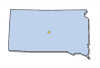 +state+territory+region+map+US+State+south+dakota+ clipart