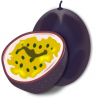 +fruit+food+produce+passion+fruit+sliced+ clipart