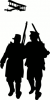 +serviceman+fighter+military+normal+World+War+I+silhouette+ clipart