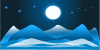 +glacier+desktop+background+winter+panel+moon+night+ clipart