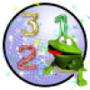 +icon+frog+disco+ball+numbers+ clipart