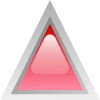 +led+triangular+red+button+ clipart