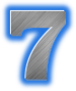 +number+metallic+7+ clipart