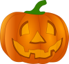 +pumpkin+oranges+haloween+scary+ clipart