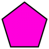 +shape+geometry+pentagon+pink+ clipart
