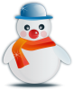 +snowman+glossy+winter+ clipart