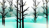 +snowscape+trees+background+desktop+ clipart