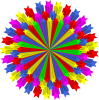 +star+circle+rainbow+fireworks+ clipart