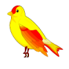 +bird+yellow+animal+ clipart