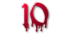 +bloody+number+10+red+ clipart