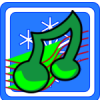 +button+sound+music+green+square+blue+ clipart