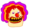 +evil+angry+mad+head+clown+ clipart