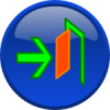 +exit+button+green+arrow+right+door+ clipart