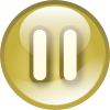 +gold+button+pause+round+circle+ clipart