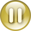 +gold+button+pause+round+ clipart