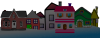 +houses+homes+buildings+dark+ clipart