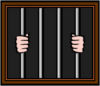 +prisoner+bars+jail+ clipart