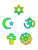 +religious+religion+symbols+ clipart