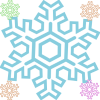 +snow+flake+blue+winter+ clipart