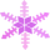 +snow+flake+winter+icon+pink+ clipart