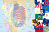 +united+states+map+flags+ clipart