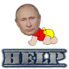 +vladimir+putin+button+crawling+baby+help+diaper+ clipart