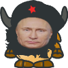 +vladimir+putin+celebrity+comic+viking+ clipart