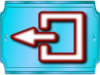 +back+exit+arrow+left+button+metal+blue+ clipart