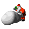 +dance+santa+animation+sack+white+ clipart