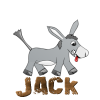 +donkey+named+jack+ clipart