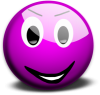 +glassy+smiley+emoticon+purple+ clipart