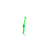 +green+skeleton+leg+ clipart