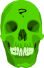 +green+skull+question+mark+teeth+ clipart