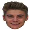 +head+justin+bieber+smile+ clipart