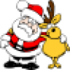 +icon+santa+clause+christmas+reindeer+ clipart