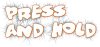 +press+and+hold+text+word+ clipart